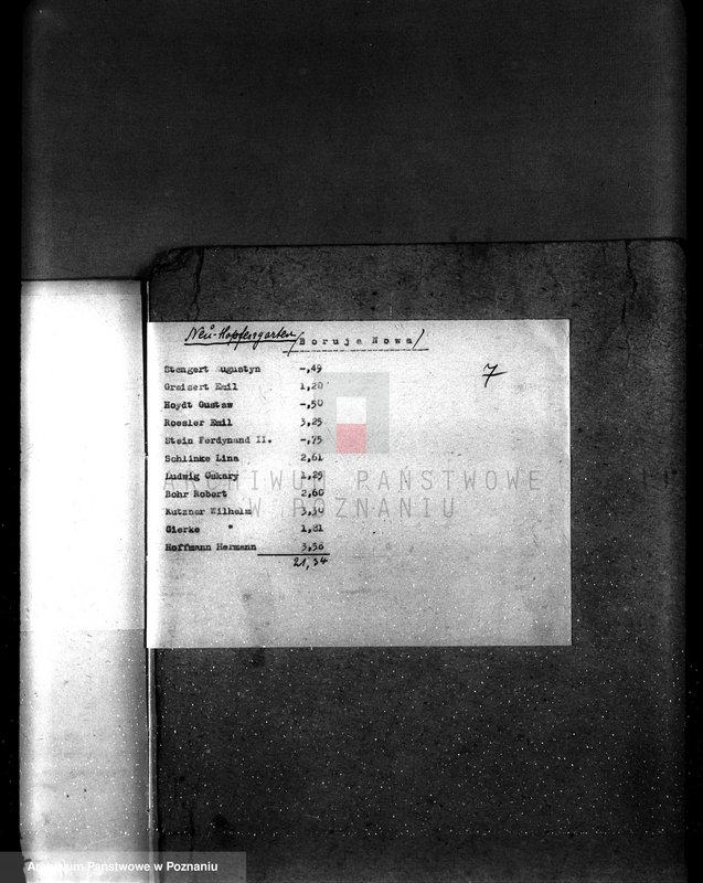 Obraz 11 z jednostki "Wykaz lasów powiatu wolsztyńskiego według stanu z dnia 1 I 1937 r."