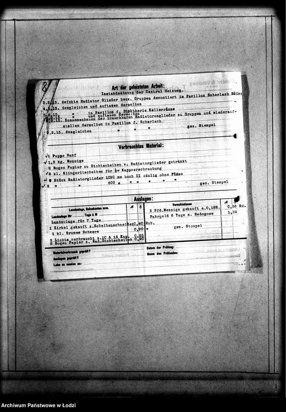 Obraz 13 z jednostki "Główny Komitet Obywatelski, korespondencja z Komitetem Robót Publicznych"