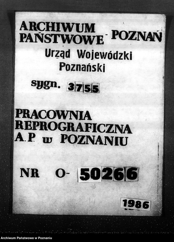 Obraz 1 z jednostki "Program urządzenia gospodarstwa leśnego lasu St. A i M Kaczmarków w gminie Gołuski powiat poznański 1930-1940"