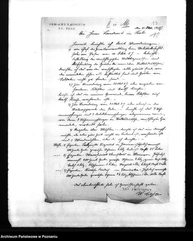 Obraz 17 z jednostki "Amtliche Meldungen Kreis Warthbrüchen (Koło)"