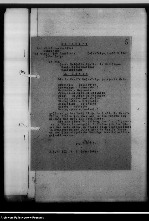 Obraz 9 z jednostki "Einziehungsprotokolle [ksiąg kościelnych] Kreis Hohensalza [powiat inowrocławski]"