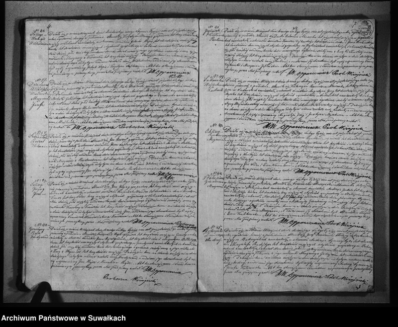 image.from.unit.number "Duplikat urodzonych, zaślubionych i umarłych parafii wiżajńskiej z roku 1850"