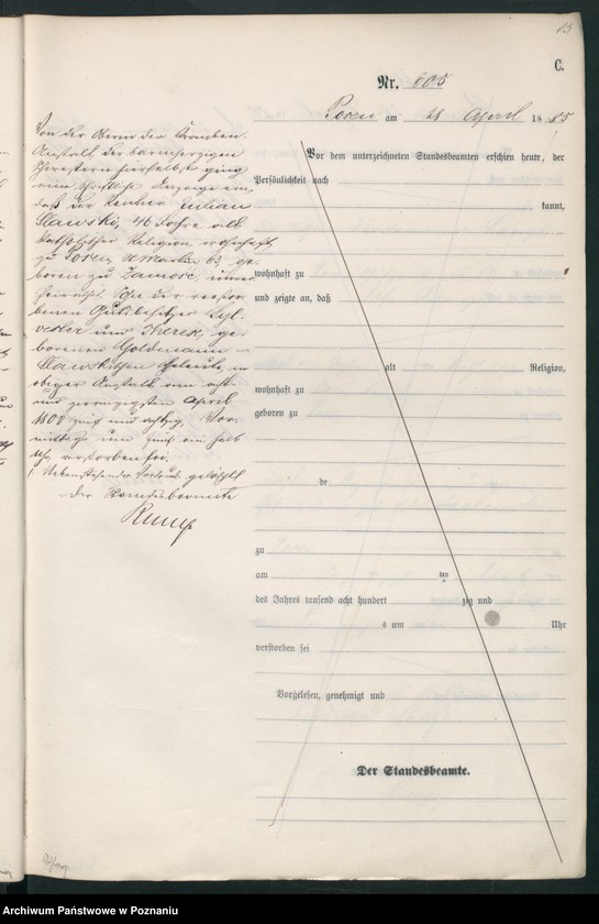 Obraz 16 z jednostki "Księga zgonów t. II"