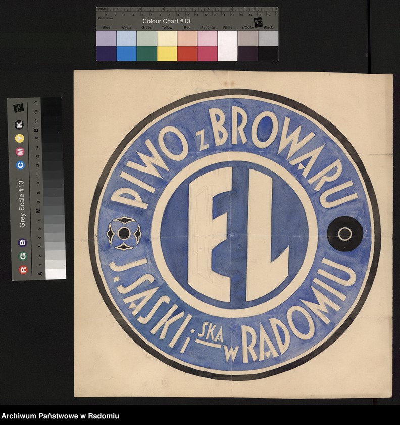image.from.unit.number "Reklama piwa z browaru J. Saski i S-ka w Radomiu"