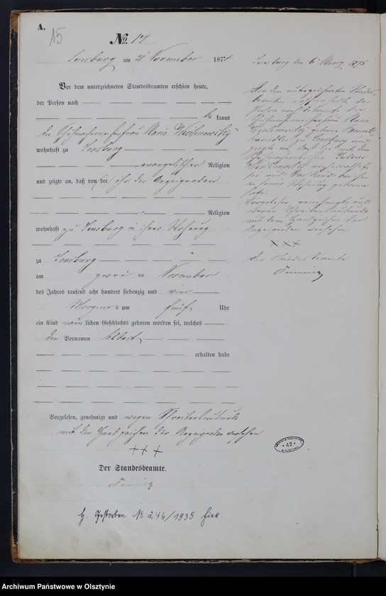 image.from.unit.number "Haupt-Geburts-Register Nr 1 - 35"