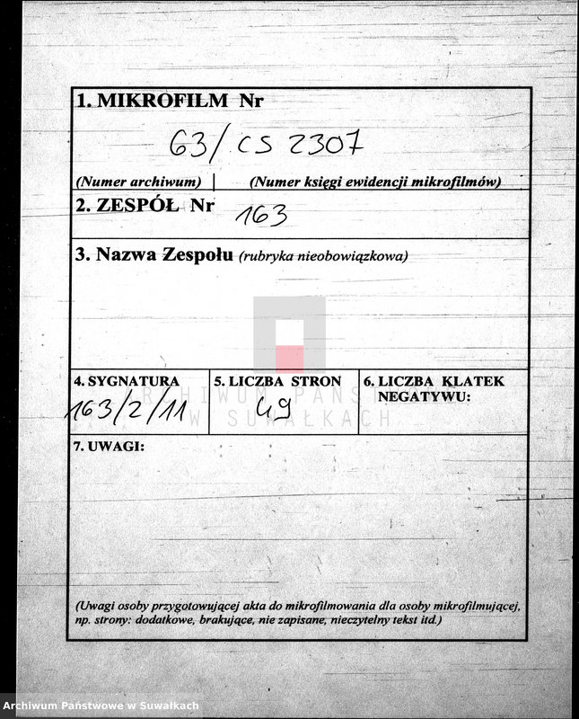 Obraz 2 z jednostki "Annexa do Akt Zaślubionych parafii Sejneńskiej z roku 1868 r."