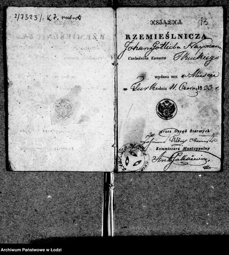 Obraz 16 z jednostki "Akta tyczące się zaświadczeń przesiedleń"