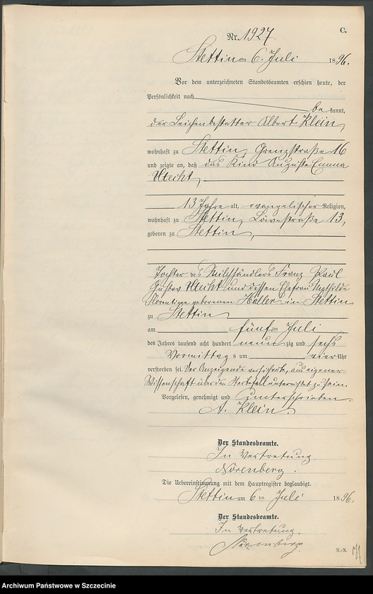 image.from.unit.number "Sterbe-Register (Neben-Register) Band V"