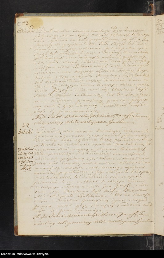 image.from.unit.number "Duplikat Parafii Janowieckiej w Powiecie Mławskim Gubernii Płockiej na rok 1854"