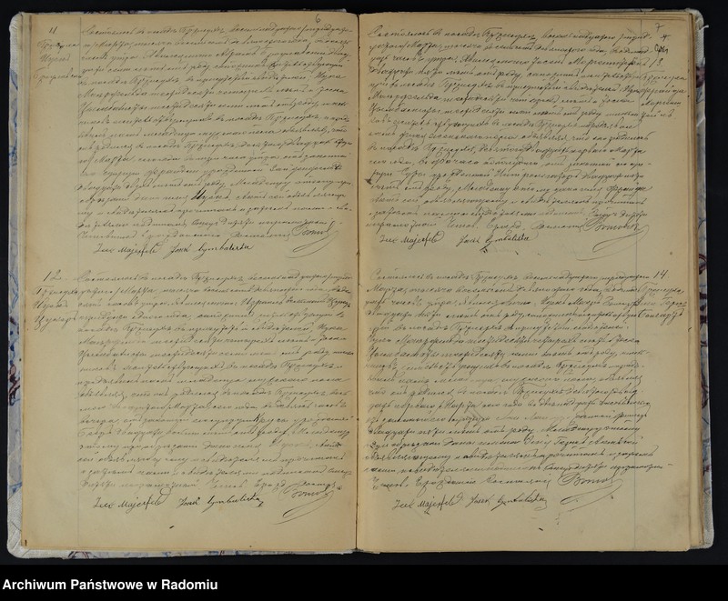 Obraz 8 z jednostki "[Duplikat akt urodzonych, zaślubionych i zmarłych Okręgu Bóżniczego Przysucha za 1890 r.]"