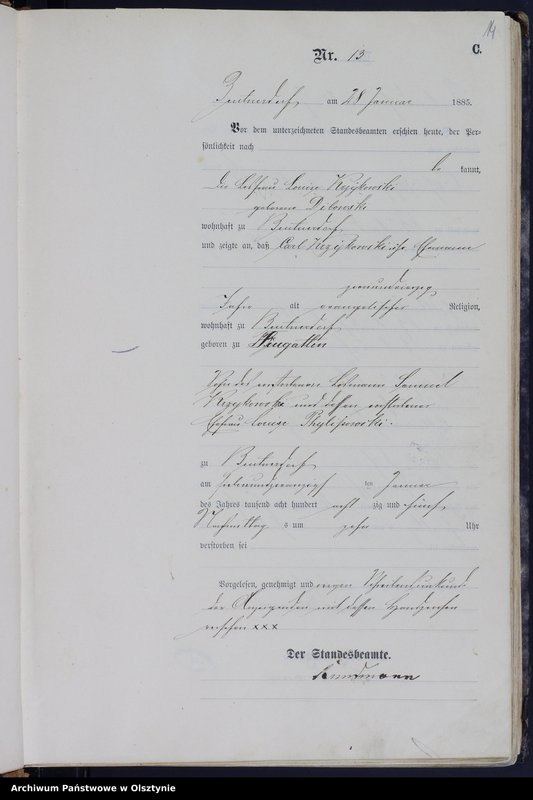 image.from.unit.number "Sterbe-Haupt-Register Nr 1 - 253"