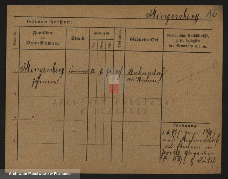 Obraz 16 z jednostki "Klingeberg - Klofik"