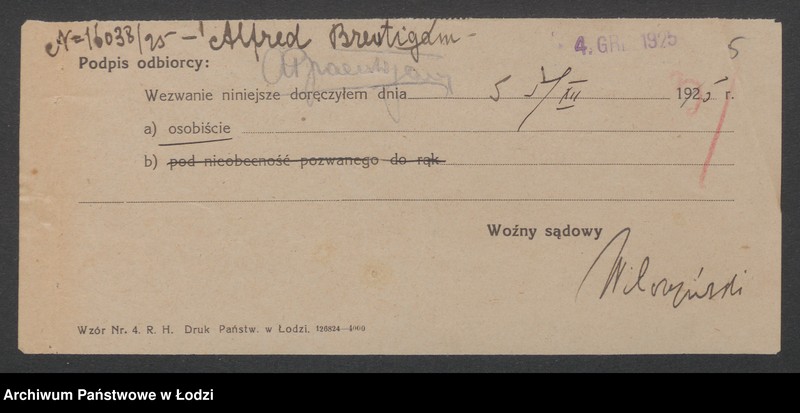 Obraz 7 z jednostki "Braeutigam i Matejko i S-ka- przedsiębiorstwo robót budowlanych"