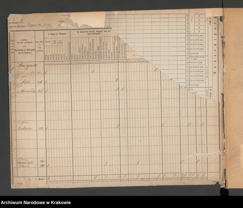 Obraz z jednostki "Spis ludności 1857, Dz.VII, nr 2-96, T. 11"