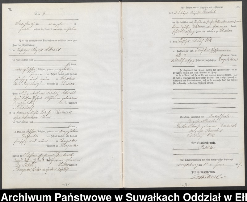 image.from.unit.number "Heiraths-Neben-Register des Preussischen Standes-Amtes Angerburg Kreis Angerburg"