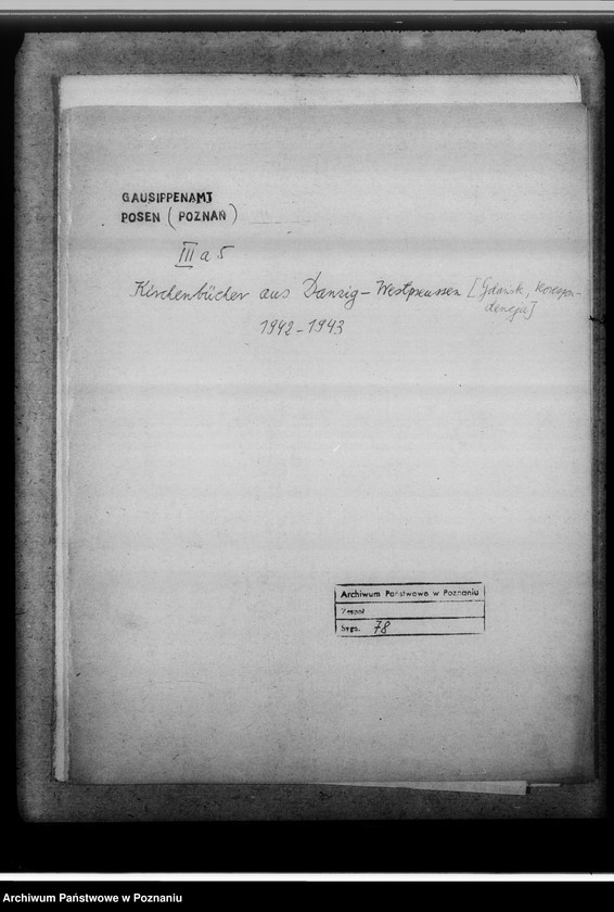 Obraz 4 z jednostki "Kirchenbücher aus Danzig-Westpreussen [Gdańsk - korespondencja]"