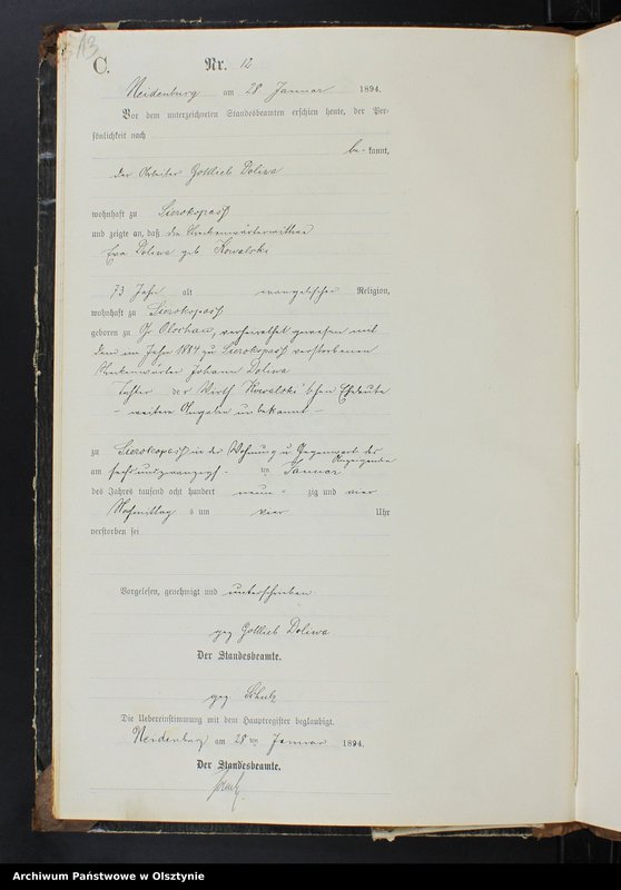 image.from.unit.number "Sterbe-Neben-Register Nr 1 - 71"