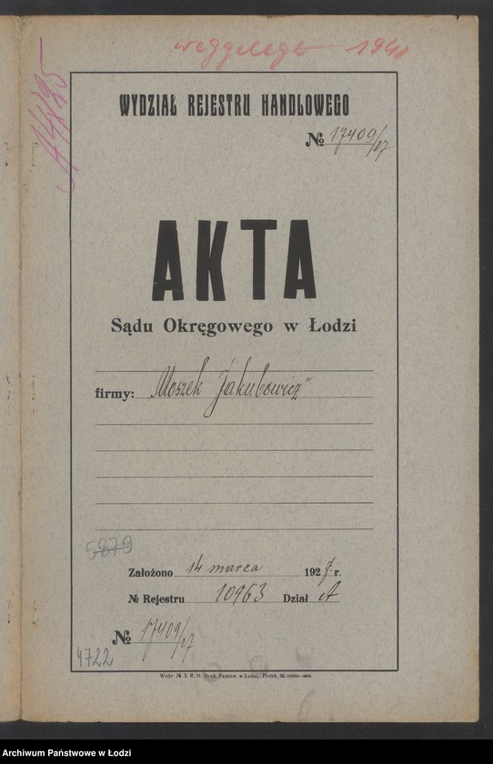 Obraz 2 z jednostki "Moszek Jakubowicz – tkalnia mechaniczna"