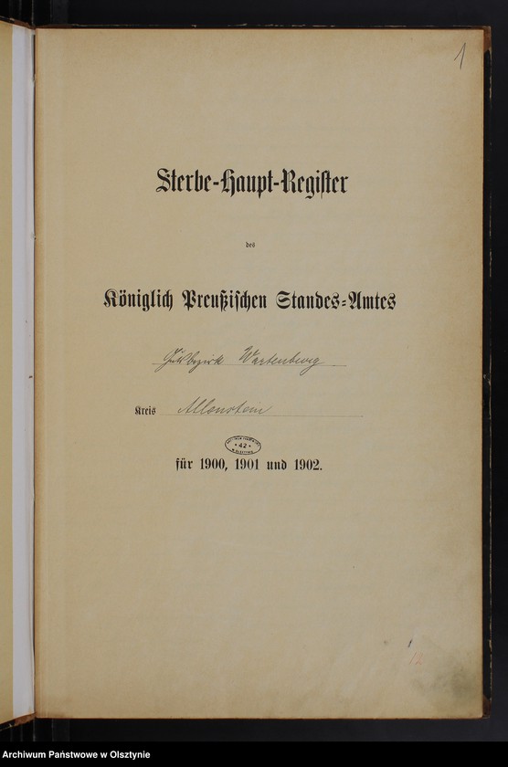 image.from.unit.number "Sterbe-Haupt-Register Nr 1 - 10,1 - 10 i 1 - 5"