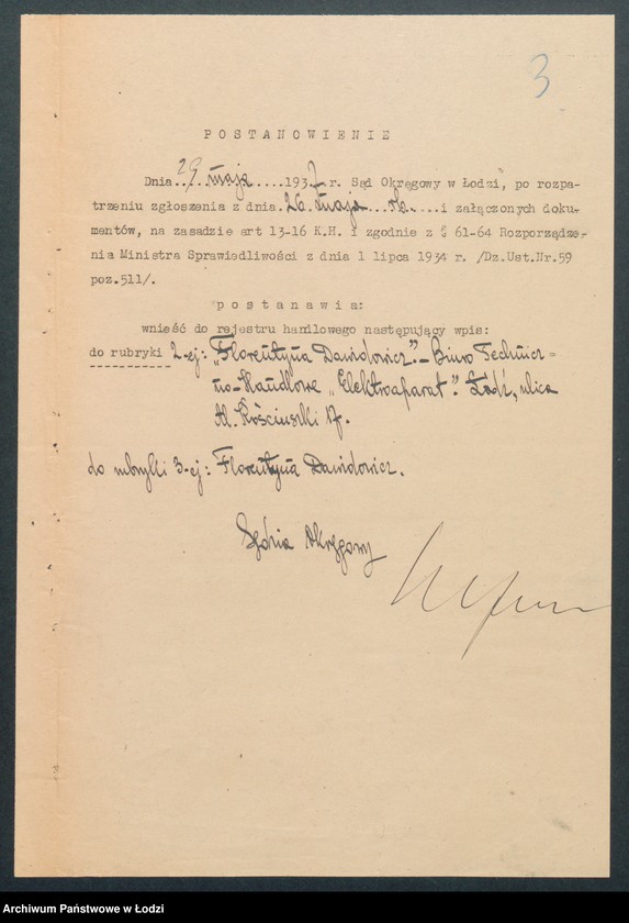 Obraz 5 z jednostki "Elektroaparat- Florentyna Dawidowicz- biuro techniczno-handlowe"