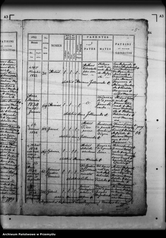 Obraz 9 z jednostki "[Kopie ksiąg metrykalnych parafii Mościska z filiami Lipniki, Rudniki, Zawada (dekanat Mościska)]"