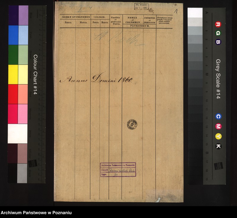 Obraz 3 z jednostki "Duplicat baptisatorum"