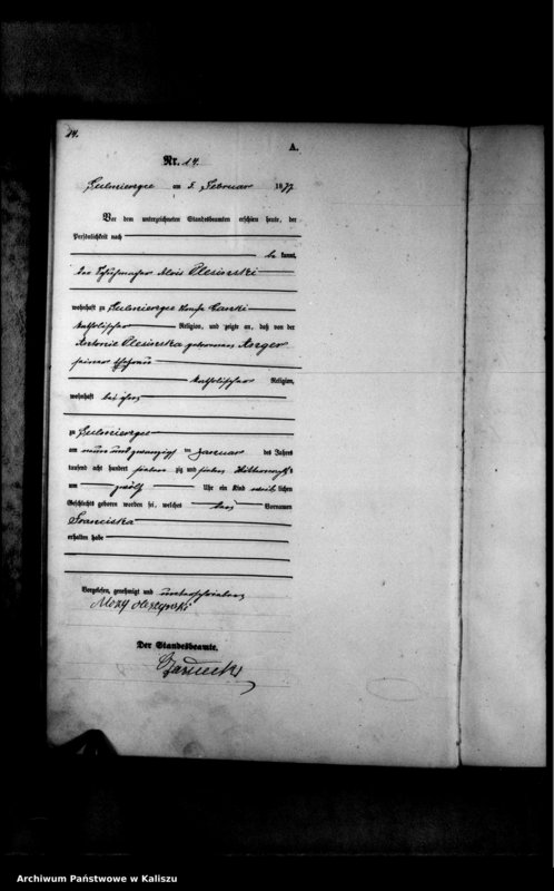 Obraz 17 z jednostki "[Księga urodzeń]"