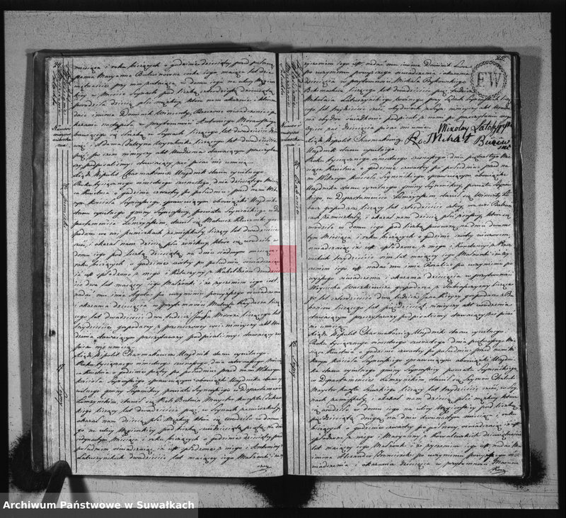 image.from.unit.number "Akta stanu cywilnego urodzonych w gminie seyneńskiey od 1-go stycznia 1816 roku."