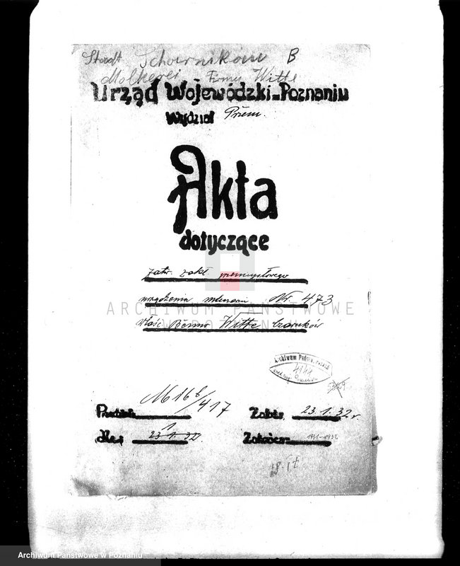 Obraz 4 z jednostki "Zatwierdzenie zakładu przemysłowego, urządzenia mleczarni nr 473 własność Benno Witte - Czarnków"