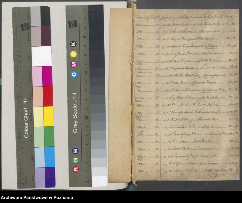 Obraz 3 z jednostki "Die von den Verlobten beigebrachten Urkunden zur Eheschliessung pro 1875"