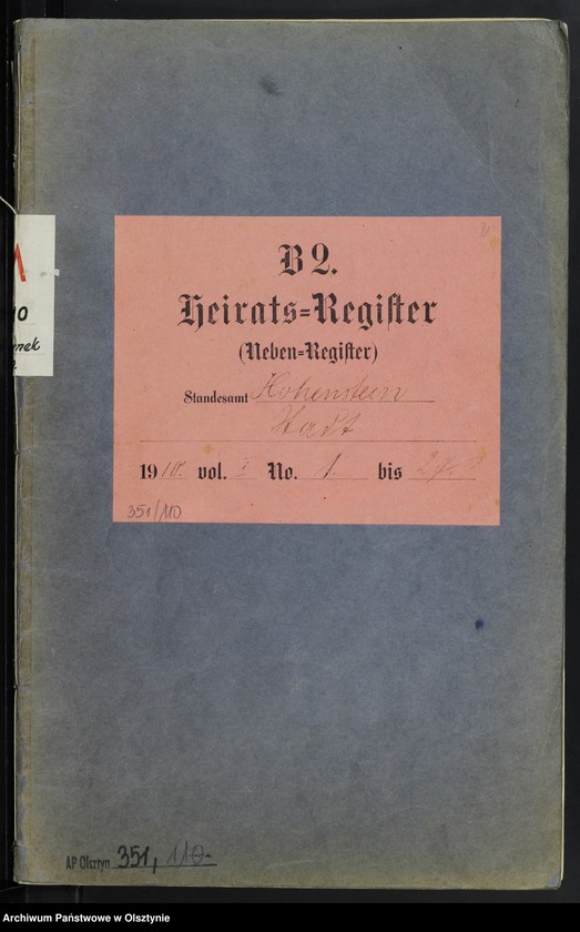 image.from.unit.number "Heirats-Neben-Register Nr 1 - 27"