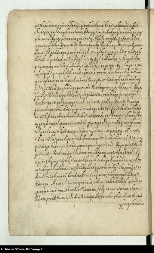 image.from.unit.number ""Dekreta referendarskie za urzędu wielebnego księdza Wacława z Leszna Leszczyńskiego referendarza koronnego, proboszcza płockiego, łęczyckiego, kanonika krakowskiego. Między starostami i dzierżawcami dóbr królewskich a poddanymi. Ab anno Dni 1643 ad annum 1645 ferowane"."