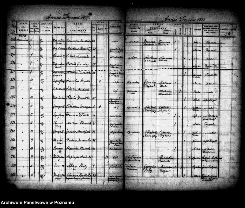 Obraz 18 z jednostki "Księga zgonów"