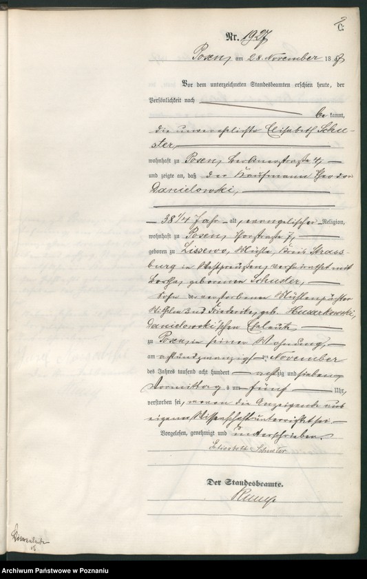 Obraz 12 z jednostki "Księga zgonów t. V"