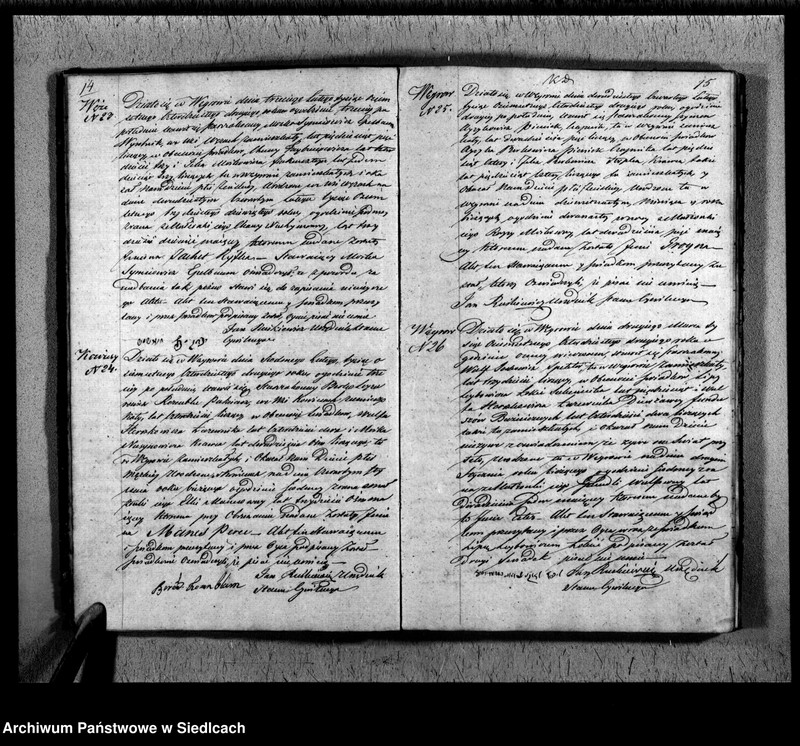 Obraz 10 z jednostki "Akta urodzeń, małżeństw, zgonów"