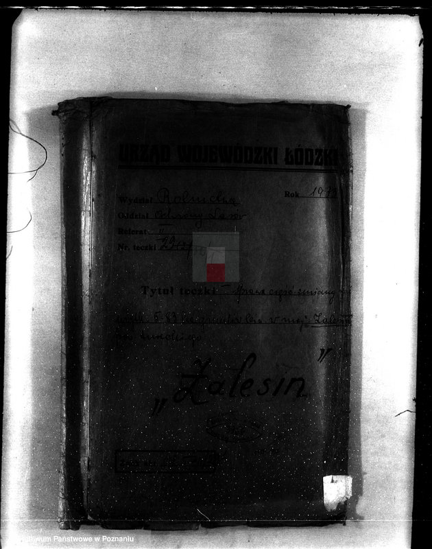 Obraz 4 z jednostki "Częściowa zmiana rodzaju użytkowania 5,83 ha gruntów leśnych w majątku Zalesin powiat turecki"