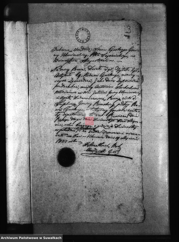 image.from.unit.number "Annexa Gminy Puńskiey 1823 Roku"