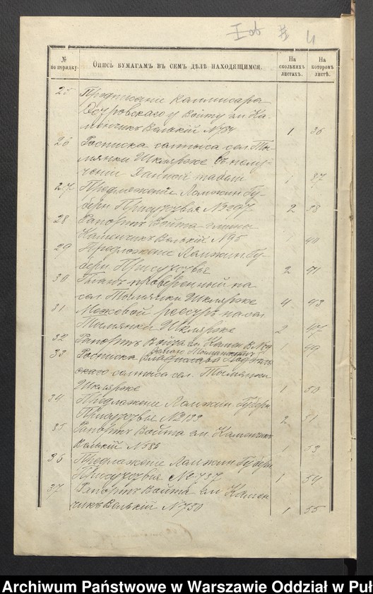 image.from.unit.number "O urządzaniu chłopów byłej rządowej wsi Tymianki Szklarzegm. Kamieńczyk Wielki, wchodzącej w skład prywatnej własności tejże nazwy podlegającej ziemianinowi Osipowi Tymińskiemu"