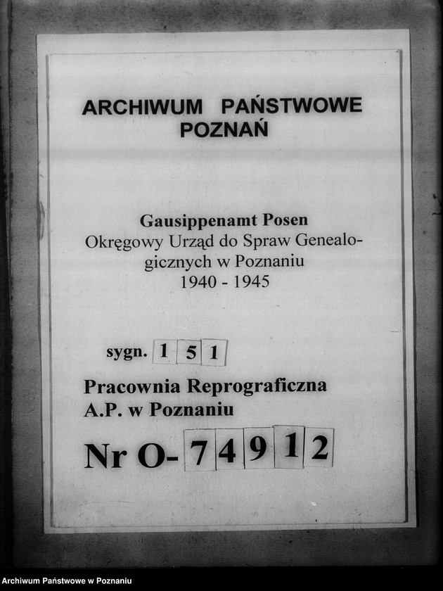 Obraz 1 z jednostki "[Korespondencja w sprawach organizacyjnych, sprawozdanie z działalności], Kreissippenamt Waldrode [Gostynin, województwo warszawskie]"