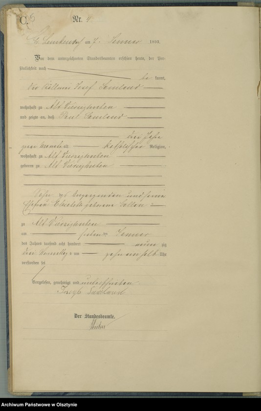 image.from.unit.number "Sterbe-Haupt-Register Nr 1 - 68 i 1 - 49"
