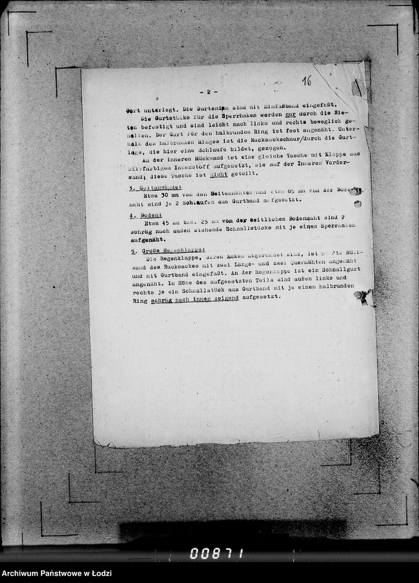 Obraz 18 z jednostki "306 Rucksack A-G. [Korespondencja, zamówienia i kalkulacje]"