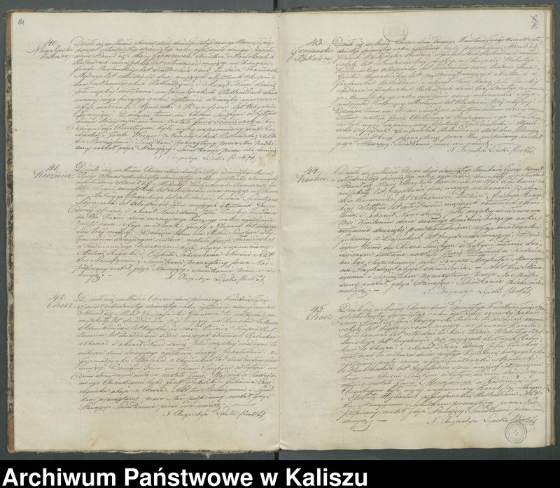 Obraz 12 z jednostki "Książka duplikat aktów urodzeń, zaślubień i zejść"