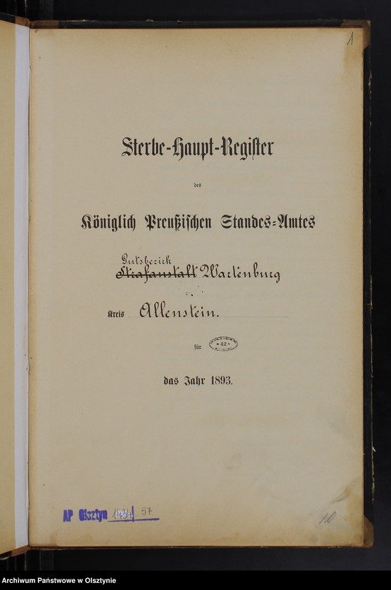 image.from.unit.number "Sterbe-Haupt-Register Nr 1 - 9"
