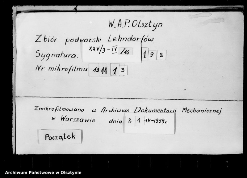 image.from.unit.number "/Marie Gfin v. Schlieben- Sanditten geb. v. Ploetz auf Goetzendorf an Anna Gfin Lehndorf geb. Hahn/"
