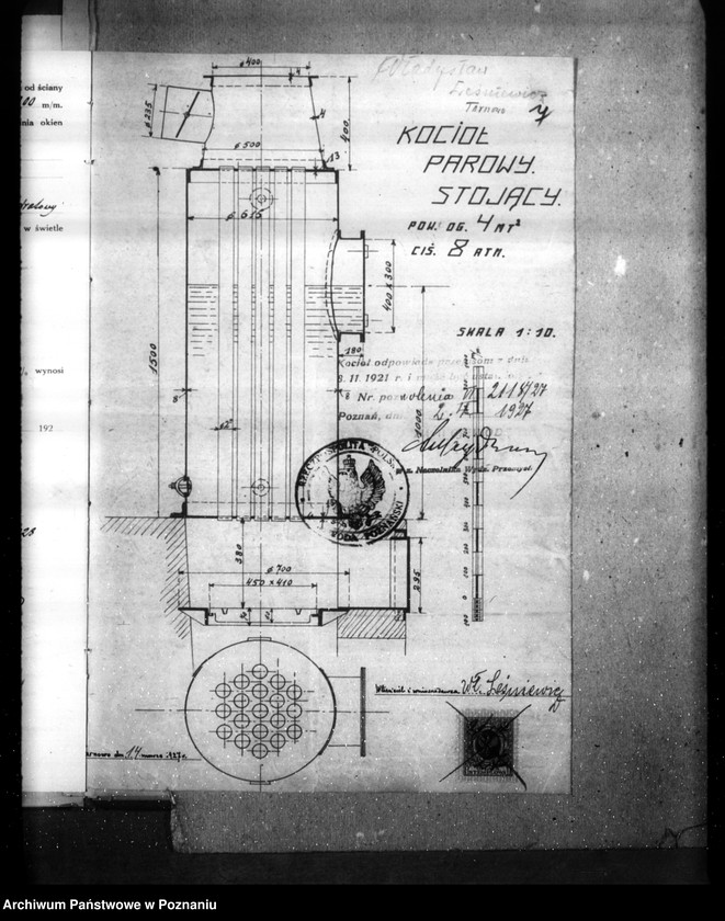 Obraz 11 z jednostki "Mleczarnia parowa własność. Leśniewicz we wsi Tarnowo pow. obornicki nr woj. 5553"