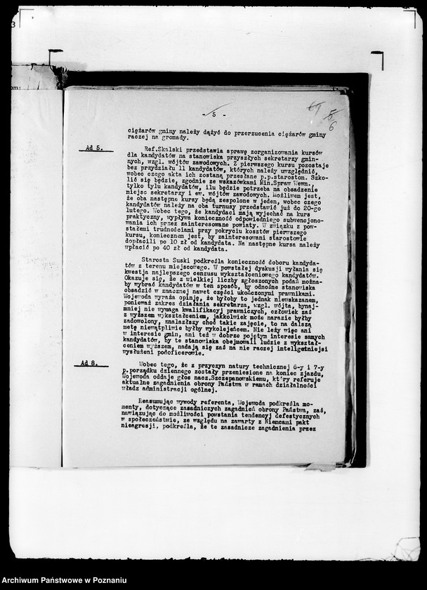 Obraz 10 z jednostki "/Zjazdy starostów i wojewodów/ /materiały przygotowawcze/"