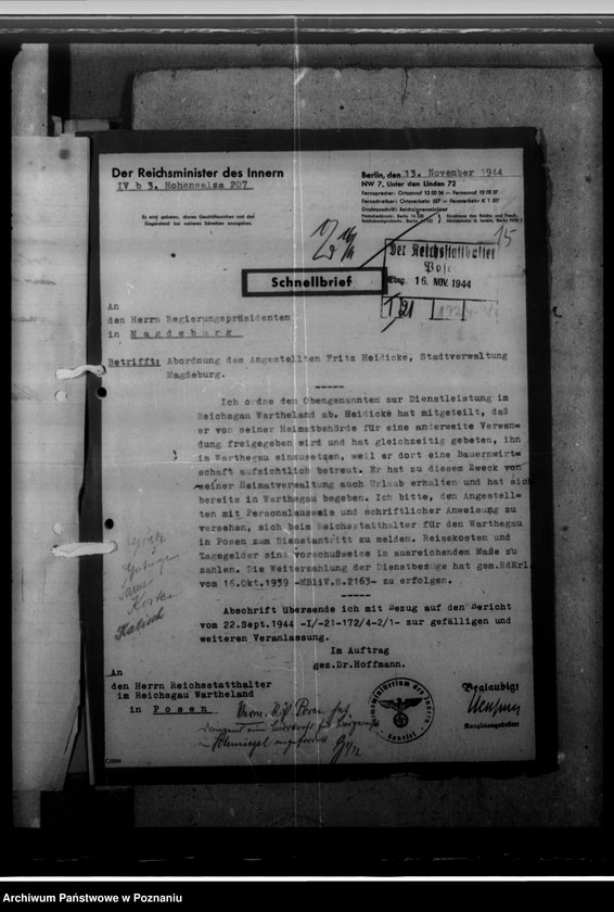 Obraz 19 z jednostki "Rast, Erich; Heidicke, Fritz - urzędnicy"