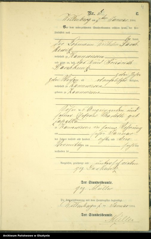 image.from.unit.number "Sterbe-Neben-Register Nr 1 - 190"