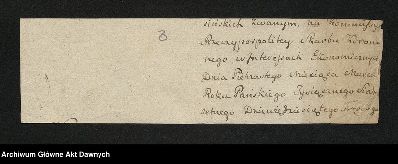 Obraz 4 z jednostki "Zbiór pism rozmaitych Wydziału Wojskowego tyczących, w. XVI - XVIII"
