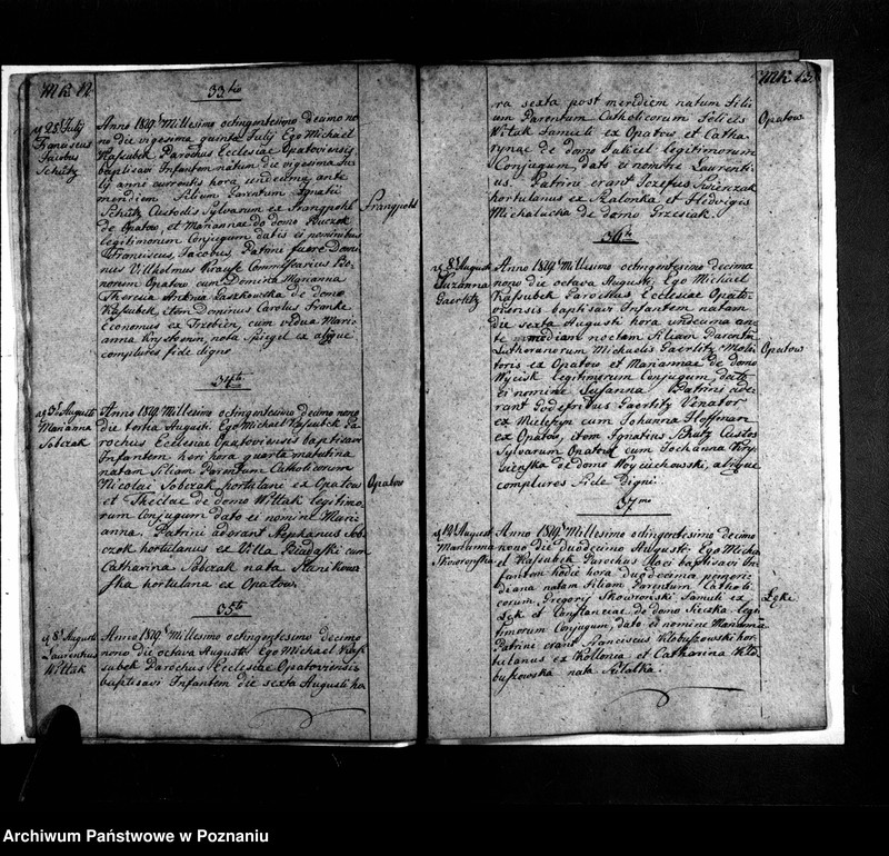image.from.unit.number "Extractum ex libro baptisatorum"